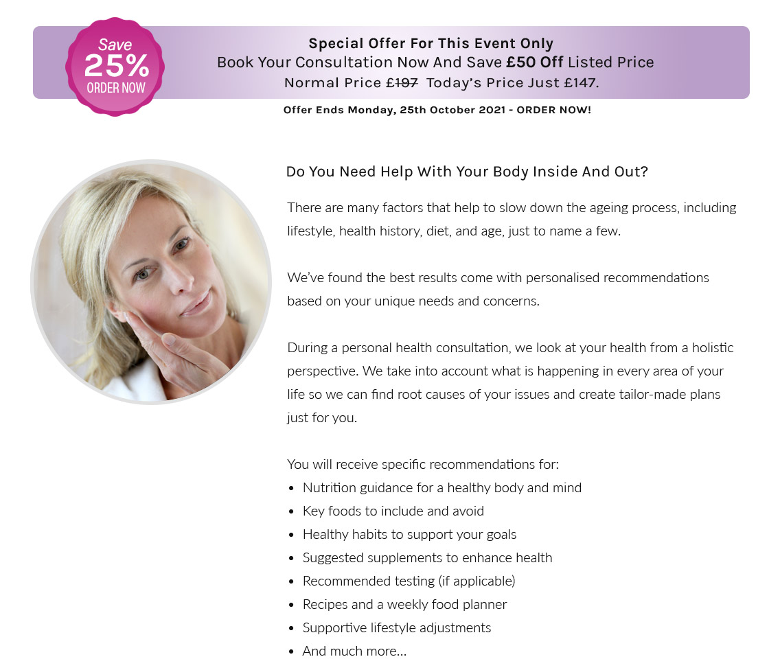 Special Offer For This Event Only