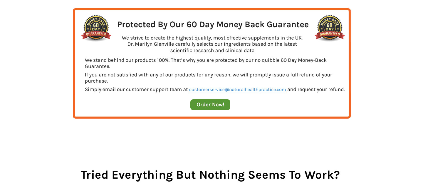 60 Day Money Guarantee